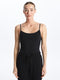 U Neck Regular Strappy Women's Singlet